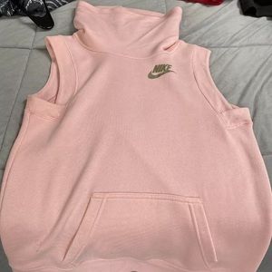 Nike cut cowl neck hood shirt